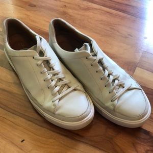 Clarks white sneakers